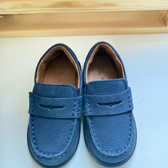 Zara Other - Zara Suede Penny Loafers - Kids Shoes
